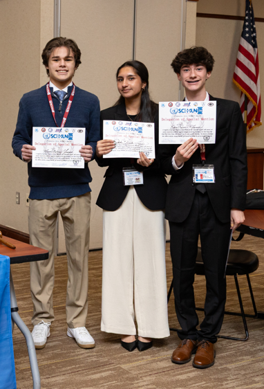 Mason Belaney, Sabaha Qureshi, Evan Owuor, Liam Geinzer (Not Pictured)